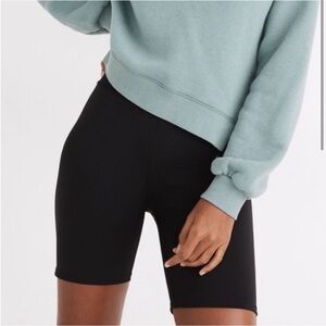 Madewell Women’s MWL Black‎ Biker Shorts